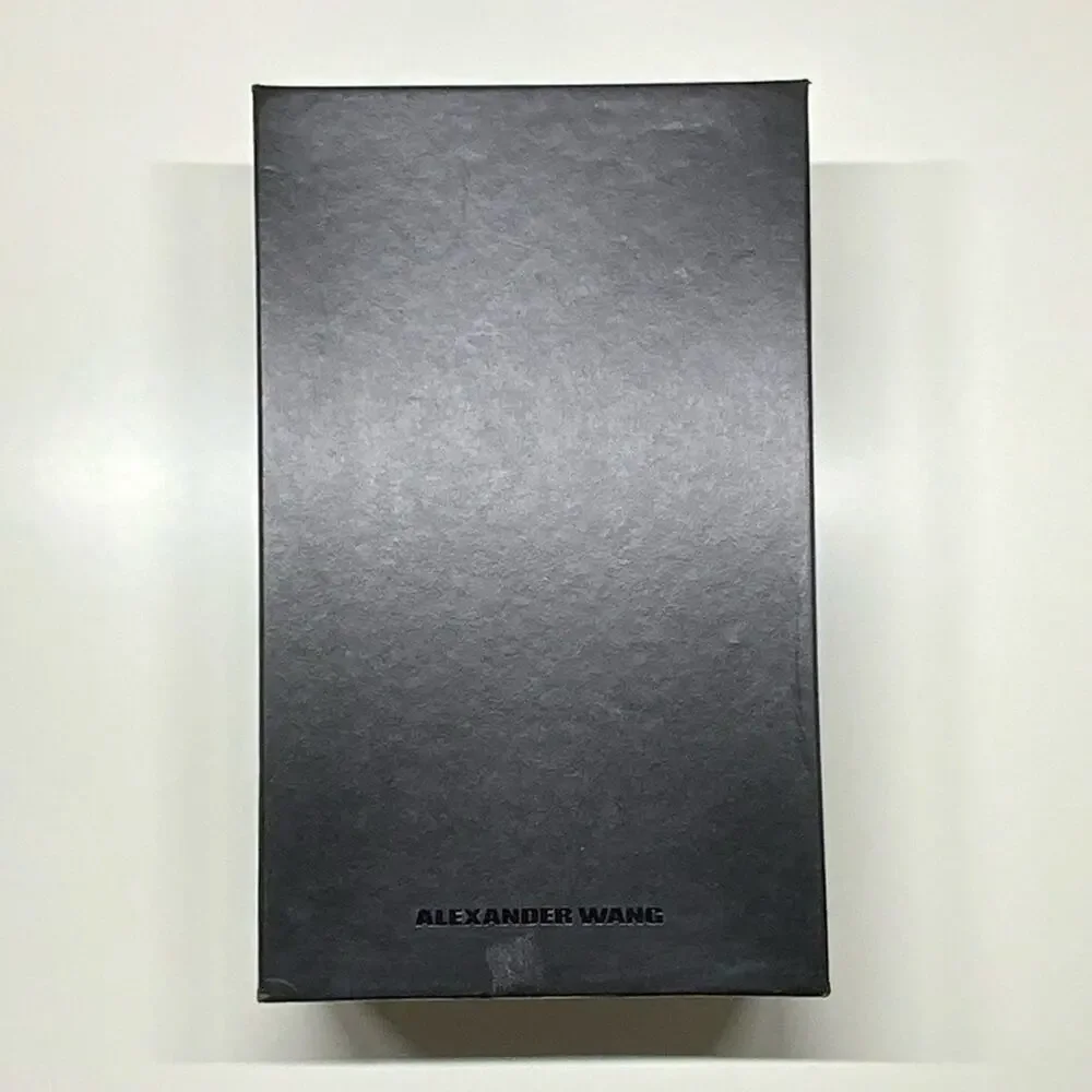 Alexander Wang | Shoe Box & One Dust Bag | Black | 7.3 W x 12.1 H x 4.5 D Inch